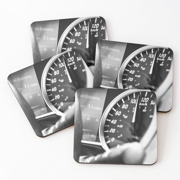 Item preview, Black and White Car Speedometer designed and sold by neta98.