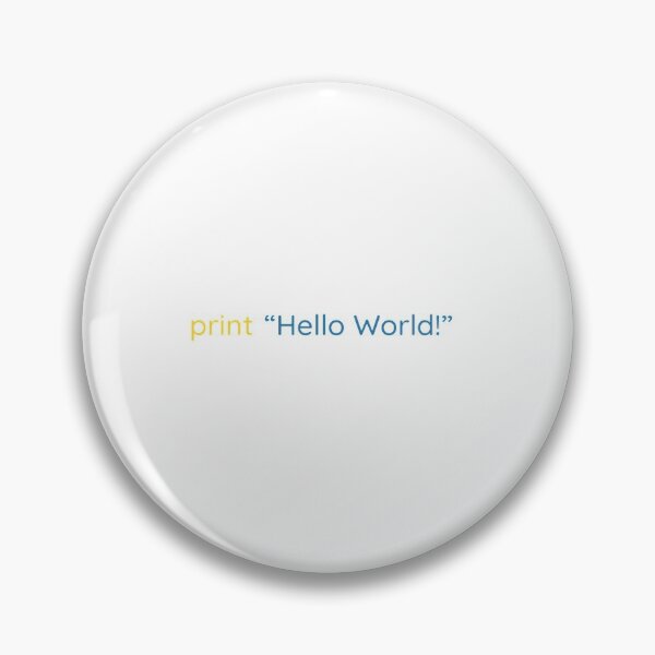Item preview, Python print("Hello World!") | Python coding merch  | Gift shirt designed and sold by trending-cats.