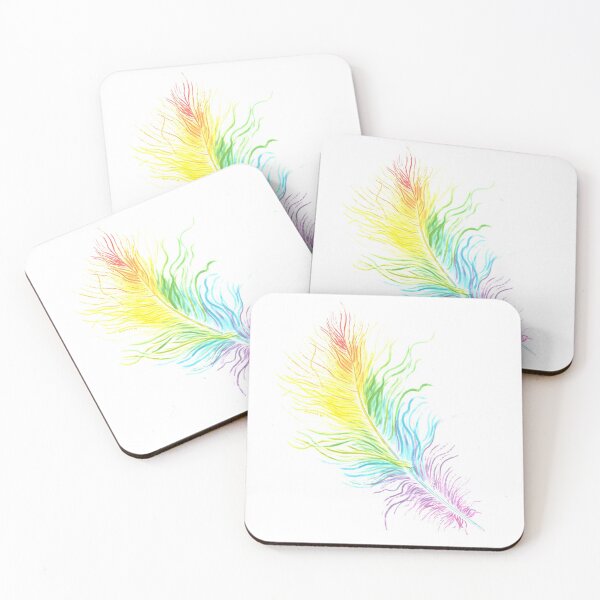 Item preview, Rainbow Feather designed and sold by mernstw.