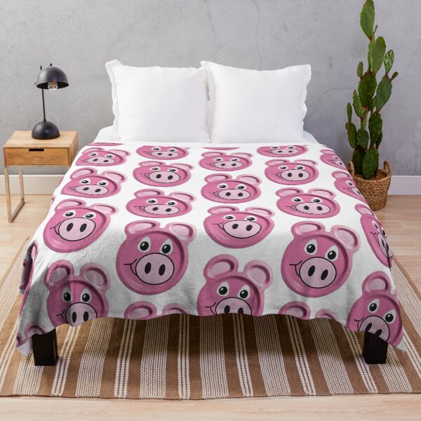 Item preview, Pig ZooPals Pattern Print designed and sold by Thomas Doyle.
