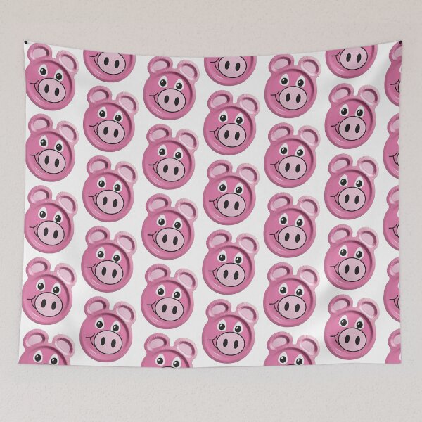 Item preview, Pig ZooPals Pattern Print designed and sold by Thomas Doyle.