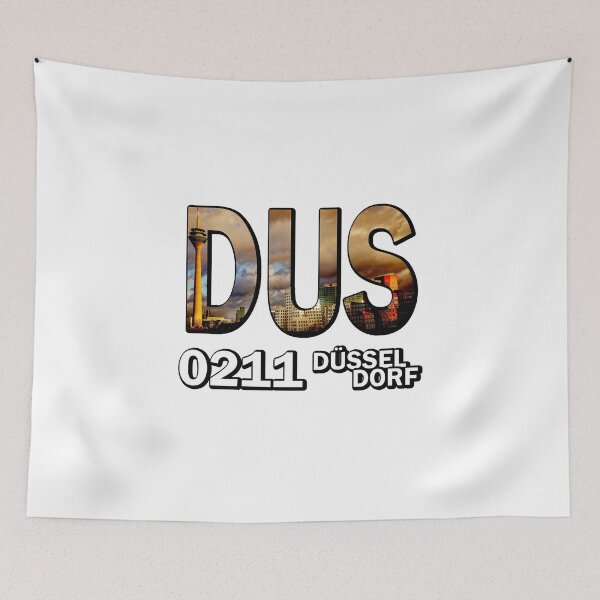 Item preview, Düsseldorf 0211 DUS television tower Rheinturm skyline designed and sold by BullDesignsShop.