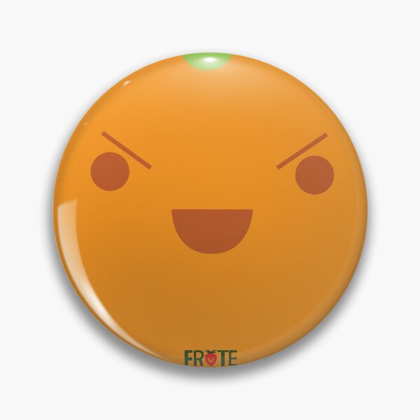 Artikelvorschau, Frute Orange Character Pin / Maske entworfen und verkauft von Frute-Official.