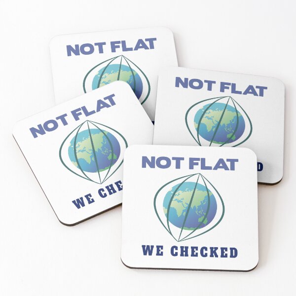 Item preview, The earth is not flat. We checked it out. designed and sold by Bodino.