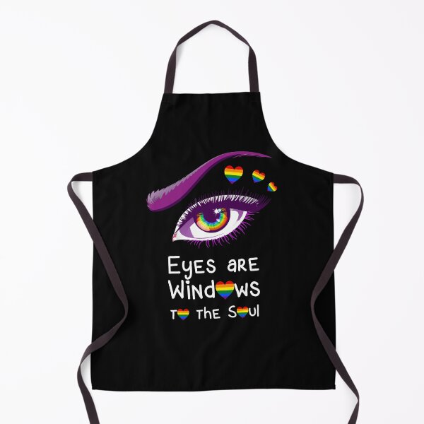 Item preview, LGBTQ Sign Eyes are Windows to the Soul designed and sold by aronia.