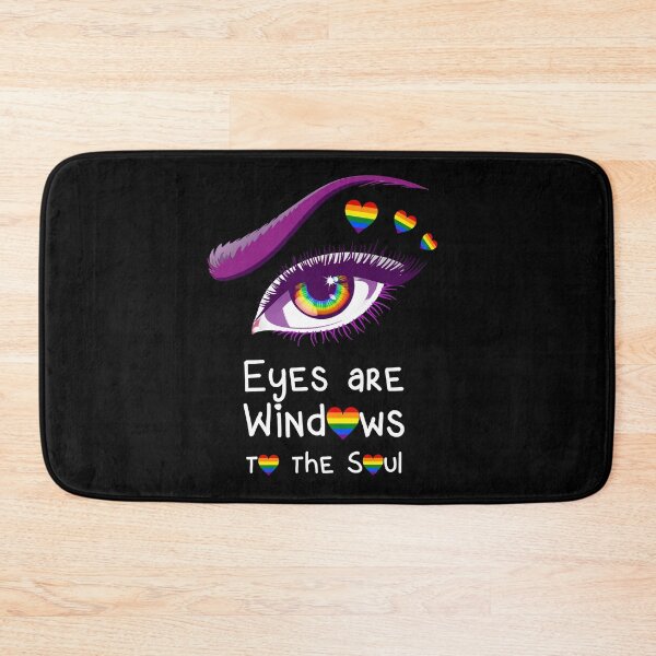 Item preview, LGBTQ Sign Eyes are Windows to the Soul designed and sold by aronia.