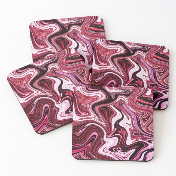 Item preview, Burgundy & Pink in Cozy Fluid designed and sold by Flydea.