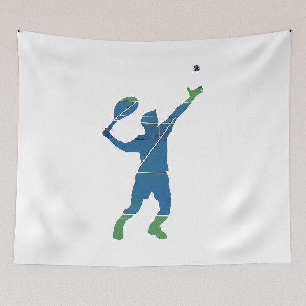 Item preview, Tennis player tennis player tennis ball ball designed and sold by BullDesignsShop.