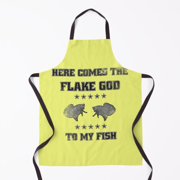 Item preview, Betta Flakefood God Fighting Fish Aquarium Fish Keeper Aquarist Gift designed and sold by TheAplus.