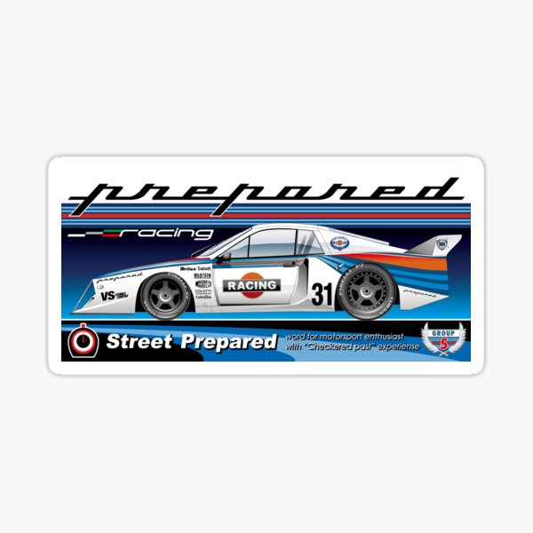 Matini Lancia Abarth Beta Montecarlo Group 5 Sticker