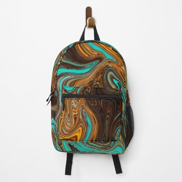 Artikelvorschau, Brown Marble on Turquoise Color entworfen und verkauft von Flydea.