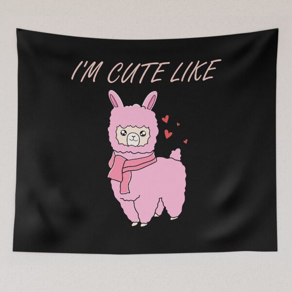Item preview, Cute alpaca girl saying designed and sold by Imutobi.