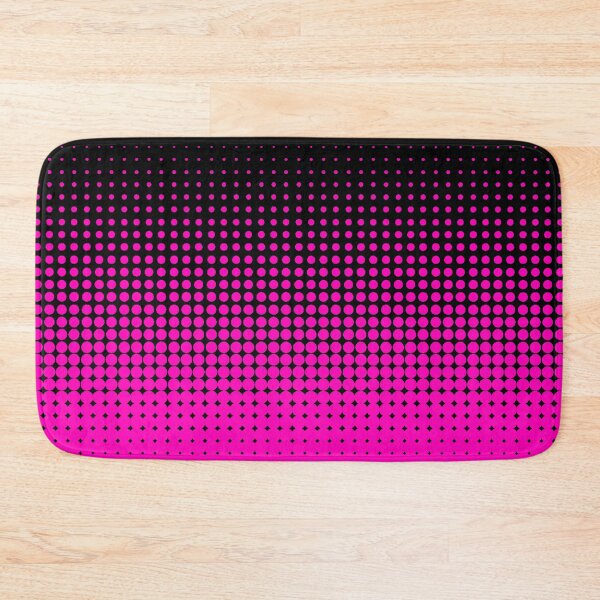 Item preview, Hot Pink and Black Bubbles Shower Curtain designed and sold by Mary Maple.
