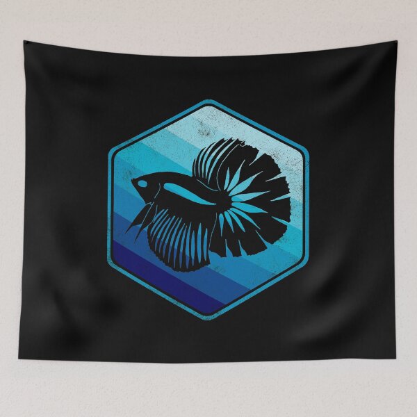 Item preview, Betta Vintage Retro Fighting Fish Aquarium Fish Keeper Aquarist Gift designed and sold by TheAplus.
