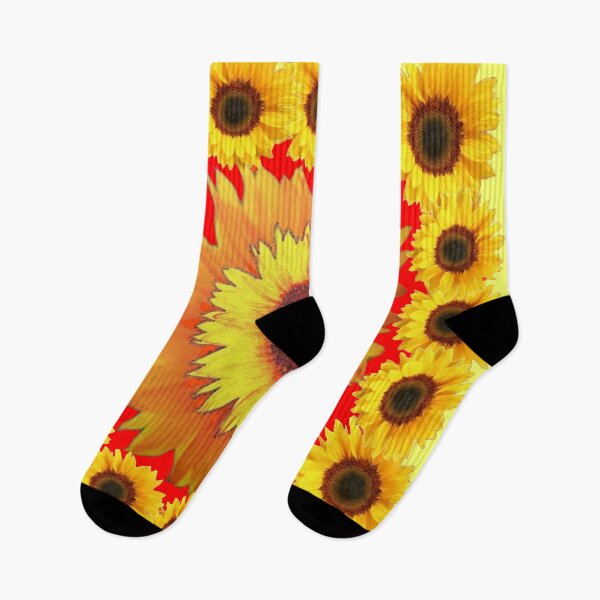 Item preview,  RED SOUTHWEST SUNFLOWERS YELLOW ABSTRACT designed and sold by sharlesart.