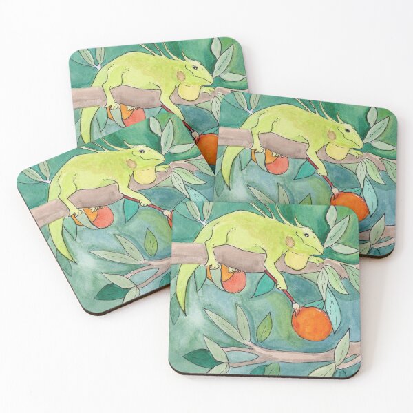 Item preview, Ripe for Picking Iguana Watercolor Illustration designed and sold by Casey Wilkinson.