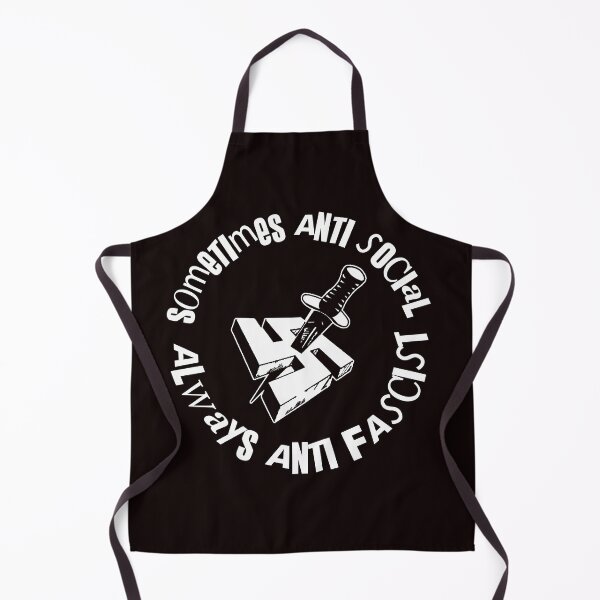 Item preview, sometimes anti social always anti fascist designed and sold by remerasnerdas.
