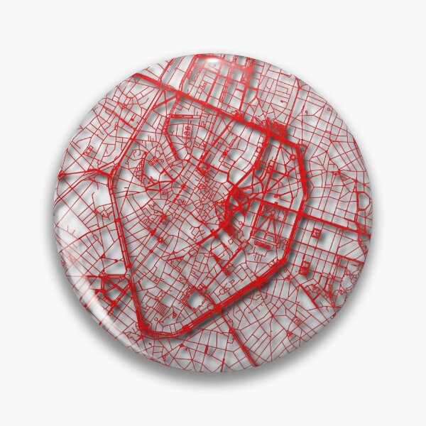 Item preview, The Roads of Brussels designed and sold by Data-Driven Map Designs.