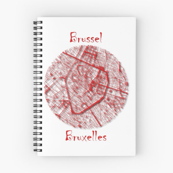 Item preview, The Roads of Brussels designed and sold by Data-Driven Map Designs.