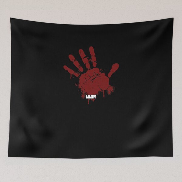 Item preview, MMIW Awareness Stolen Sisters Red Hand Indigenous Woman Art designed and sold by MarioShirtWorld.
