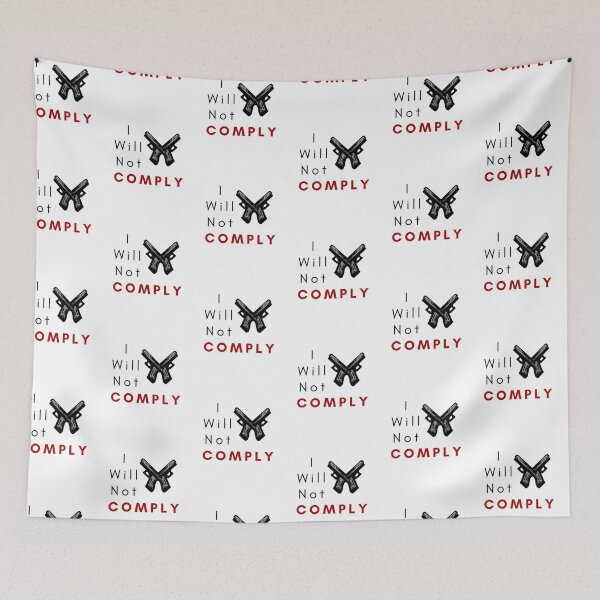 Item preview, I Will Not Comply Time by SIMPLE designed and sold by FawadAhmad.
