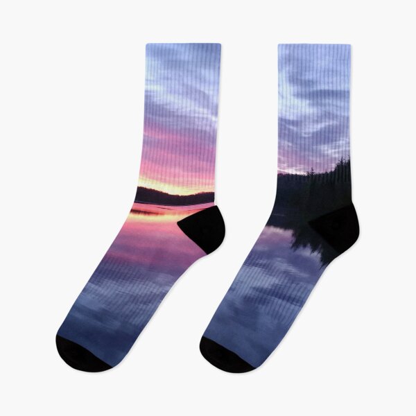 Item preview, Colorful Sunrise On The Lake designed and sold by PRNTDADZ.