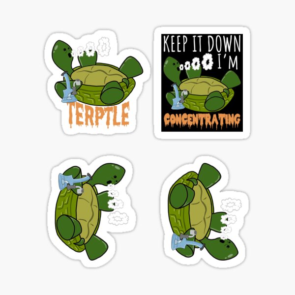 Item preview, Baja el volumen, me estoy concentrando, tortuga fumeta - Concentrados de marihuana THC Dabs Cera Hash Rosin designed and sold by YomeHayin.