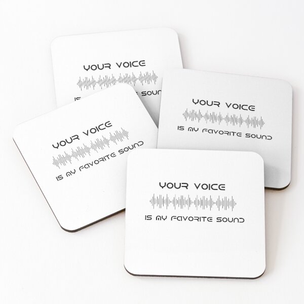 Artikelvorschau, Ihre Stimme ist mein Lieblingssound lustiges Liebesdesign entworfen und verkauft von TheGiftingTree.