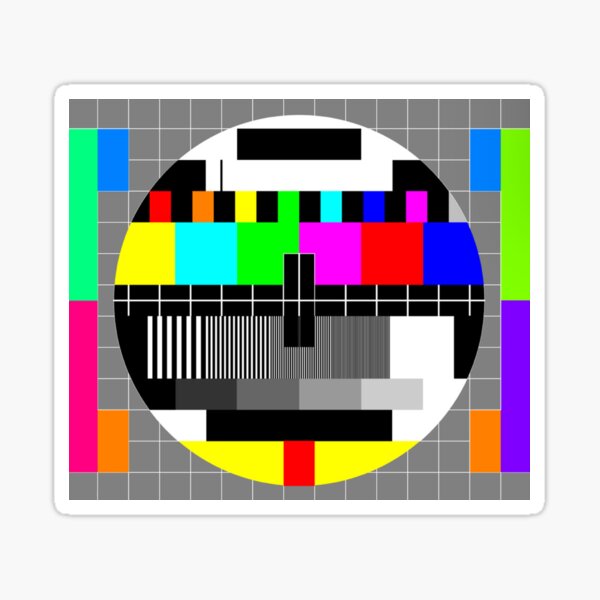 Item preview, Television test card designed and sold by 3leggeddogg.