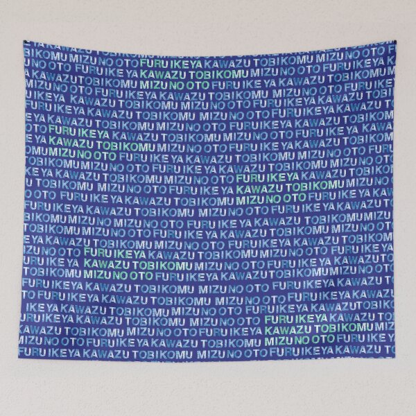 Item preview, Haiku on blue designed and sold by Soramame.