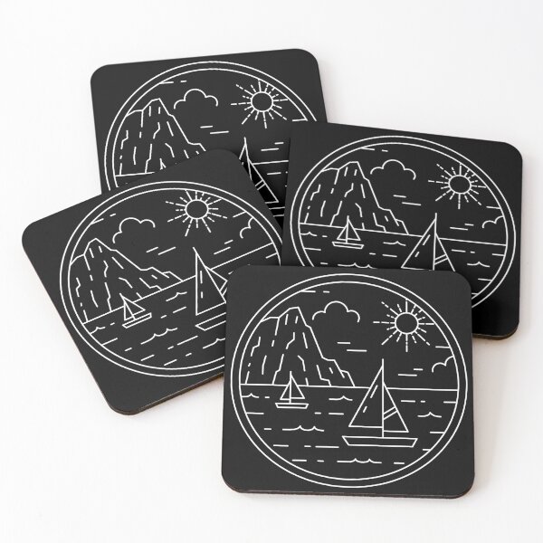 Item preview, Veleros Wanderlust Monoline Minimalist designed and sold by PandaParcels.