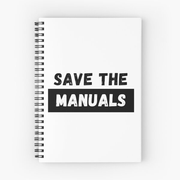 Item preview, Save the Manuals (Large Print) designed and sold by Dedicated2Drive.