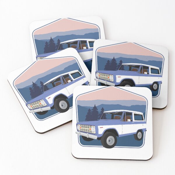 Item preview, Vintage Blue Bronco in the Smoky Mountains designed and sold by brainthought.