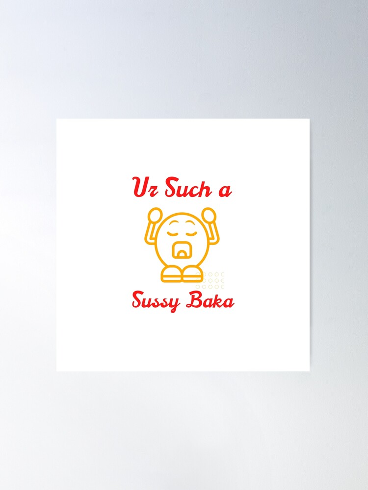 Tela decorativa for Sale con la obra «SUSSY BAKA, MEME, con cara  sonriente» de Clear-Fashions