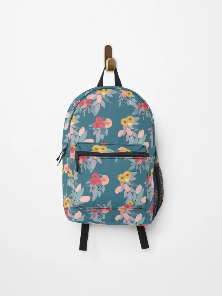 Thumbnail 1 of 3, Backpack, Spring Flowers designed and sold by Jessica Skeith.