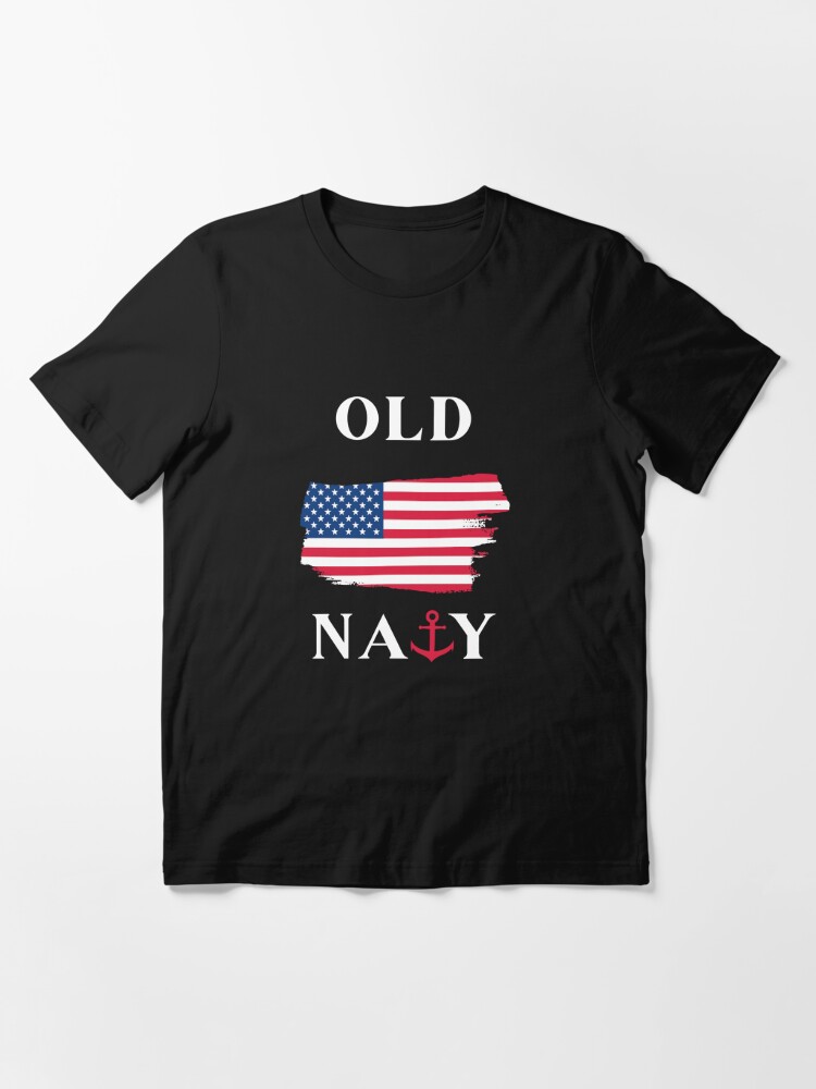 Old Navy American Flag White 4th of July USA Patriot Vintage Mens