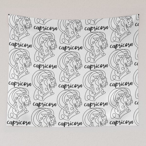 Item preview, ZODIAC LINE ART: CAPRICORN designed and sold by SOLSKETCHES.