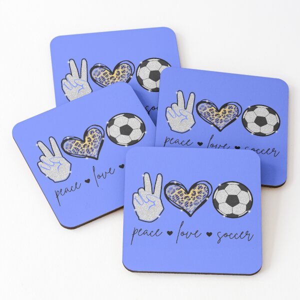 Item preview, Peace Love Soccer I designed and sold by Lemon Pepper.