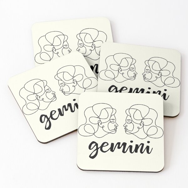 Item preview, ZODIAC LINE ART: GEMINI designed and sold by SOLSKETCHES.
