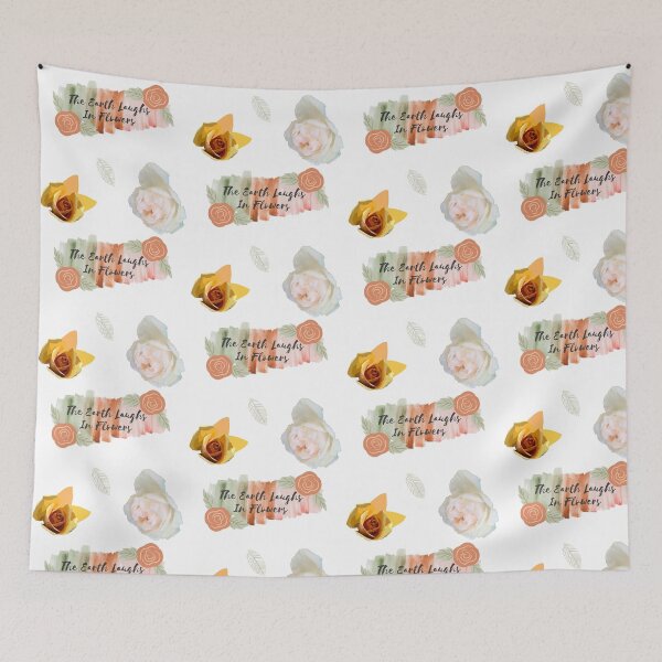 Item preview, The Earth Laughs In Flowers - Cute Pastel Floral Collection designed and sold by WildBerryArt.