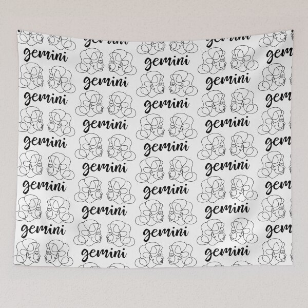 Item preview, ZODIAC LINE ART: GEMINI designed and sold by SOLSKETCHES.