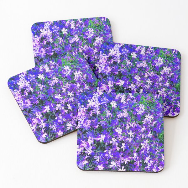 Item preview, Pretty Purple and Blue Spring Flowers - Violets- Nature Photo - Ornamental Plants - Digitally Enhanced designed and sold by Cosmic-Ferret.