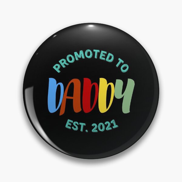 Item preview, Colorful Promoted to Daddy Est 2021 Future Dad Announcement Gift for Father designed and sold by sinceanna.