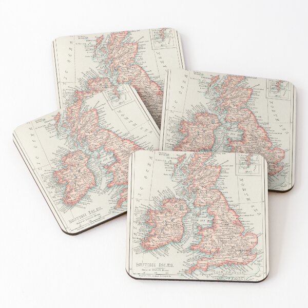Item preview, Vintage Map of Britain - British Islands designed and sold by maxigold.