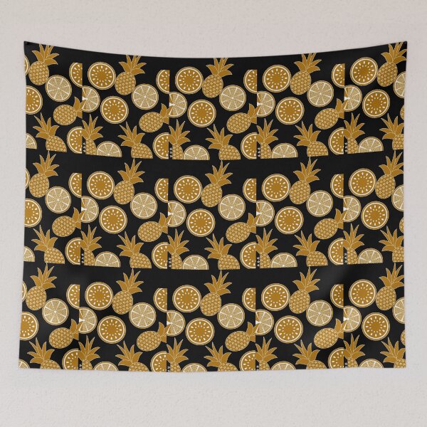 Item preview, Golden Pineapple Pattern 8 designed and sold by kyds.