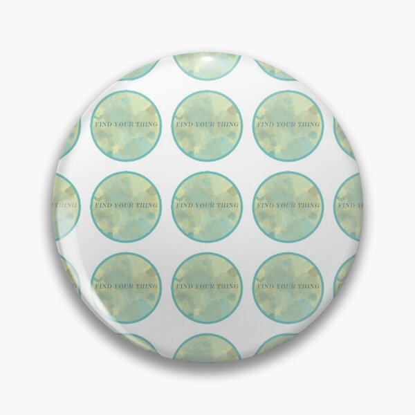 Item preview, Find Your Thing Turquoise and Yellow Watercolour Splashes designed and sold by pastel-only.