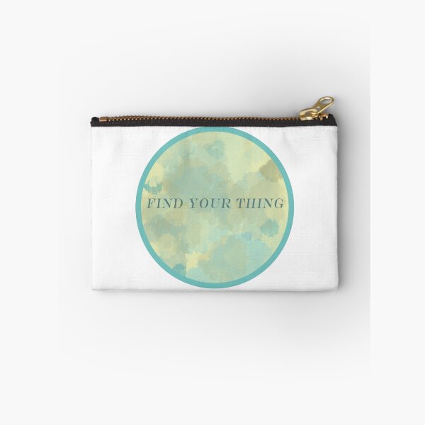 Item preview, Find Your Thing Turquoise and Yellow Watercolour Splashes designed and sold by pastel-only.