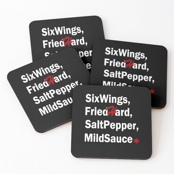 Item preview, Six Wings, Fried Hard, Salt Pepper Mild Sauce designed and sold by Grace-Lakin.