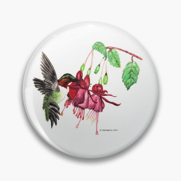 Item preview, Ruby-Throated Hummingbird designed and sold by Terry McNamee.