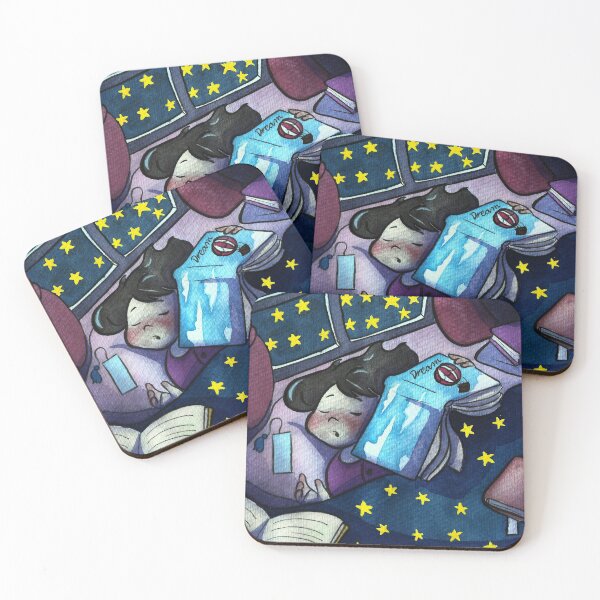 Item preview, Book-loving sleeping reader designed and sold by RuthAzul.